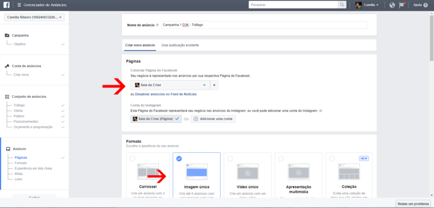 5º Passo - Criar Anúncios no Facebook Ads