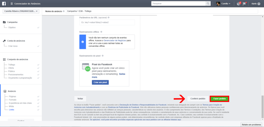 6º Passo - Criar Anúncios no Facebook Ads