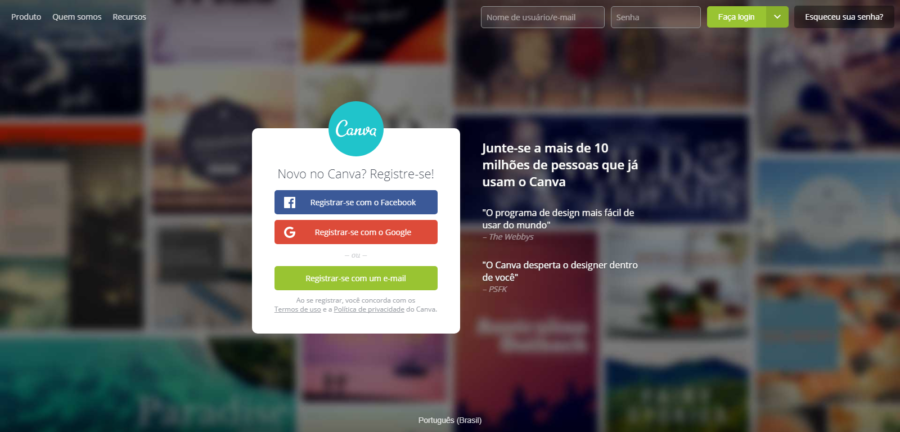 Canva - Softwares de Design Gráfico para Criar Identidade Visual