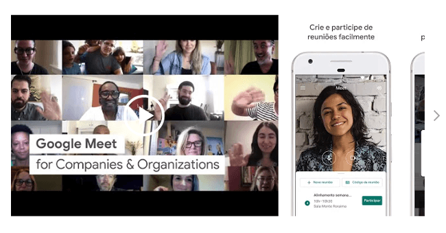 Reunião Online com Google Meet